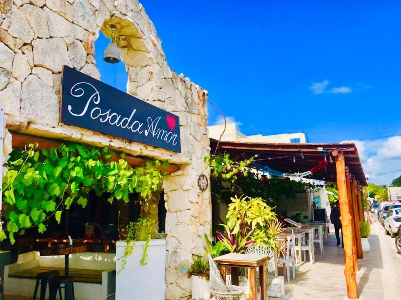 Posada Amor Hotel Boutique 푸에르토 모렐로스 외부 사진